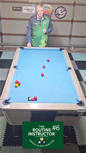 The Routine Instructors School of shot selection no6 | The Routine Instructor Certified Snooker & 8 Ball Coaching