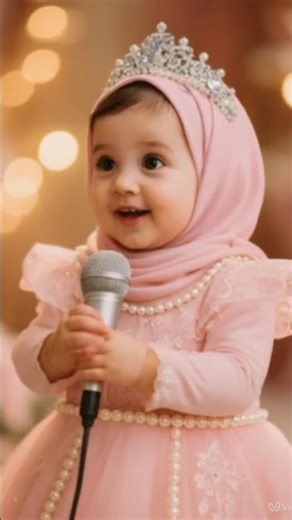 Cute Muslim baby girl