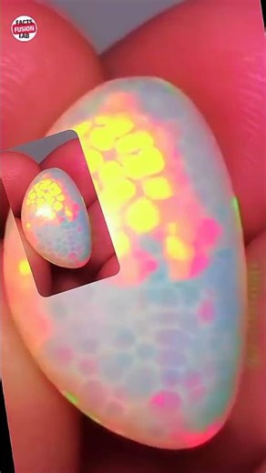 Fire Opal: The Gemstone That Looks Like It’s Burning 🔥💎 #youtubeshorts #ytshorts #facts