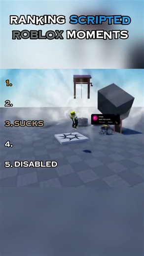 Scripted moments #roblox #shorts