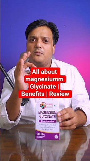 Why Magnesium Glycinate Is the Best? | Best Choice Nutrition Magnesium glycinate Benefits #sleep