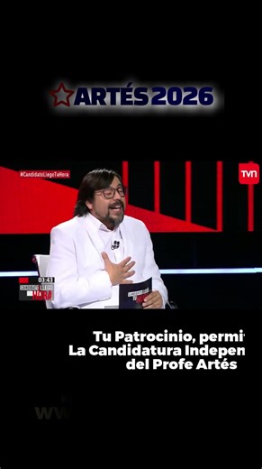Artés: Ser de izquierda es luchar por una vida digna, buena, además acomodada... #ARTES2026 #trabajadores #presidenciales #chile #jóvenes #profe #candidatura #eduardoartes