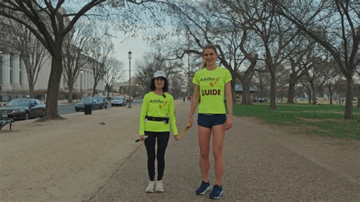 'I thought it wasn't meant for me': Blind runner takes on DC Rock n' Roll Half Marathon