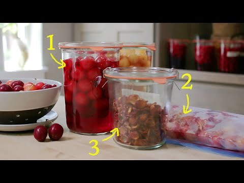 The BEST ways to preserve cherries 🍒 3 easy methods!