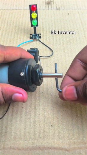 Trending power by using free energy DC gear motor which trophic LED light #project #diy #tech