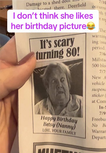 80th Birthday Surprise for Grandma: A Fun Throwback