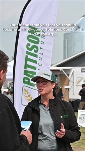 Start your career in agriculture as an Intelligence Solutions Consultant at Pattison Ag! 🌾 p.s. - you have really good friends 🤪 #PattisonAg #Careers #farming #ag #farmtok