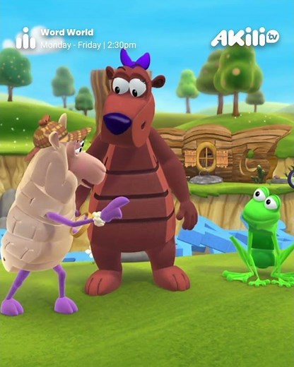 Catch Word World every weekday at 2.30Pm only on Akili TV.