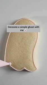 111K views · 1K reactions | Decorate a simple cute pink ghost with me!  This will be one of six designs you will learn how to decorate in the upcoming Cutesy Halloween cookie class for beginners. Registration opens tomorrow night, 9/8 at 5pm #asmrfood #oddlysatisfying #decoratedcookies #ghost #halloweencookies #pinkghost #cookiedecorating | Brittany's Bakehouse | Facebook