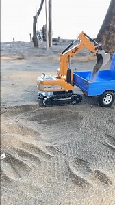 Eskavator remote control mainan
