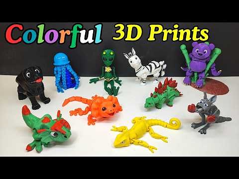 Top 10 Articulated 3D Prints – Brought to Life with Paint