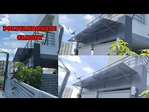 Polycarbonate Canopy (Build and installation) | @Welder_TV