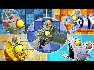TODOS LOS COMBATES CONTRA DR. ZOMBI | PLANTS VS ZOMBIES 2