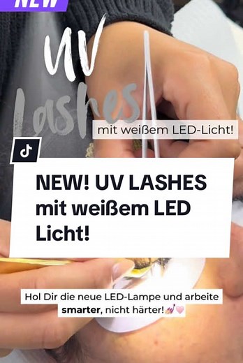 Die neueste LUV System®️ UV Kopflampe für Lashes