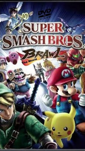 Super Smash Bros Brawl The Movie DVD Box Art