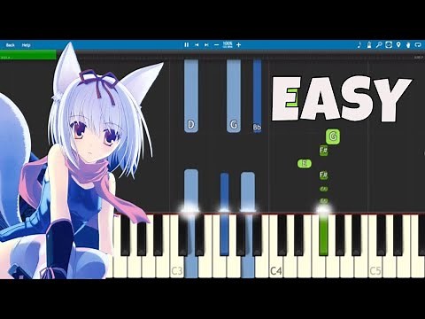 Rockefeller Street - EASY Piano Tutorial - Nightcore Version
