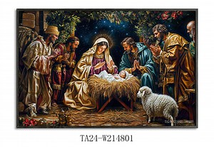 [Hot Item] Virgin Mary Wall LED Light Painting with Timer, Light up Canvas Wall Art Pictures for Living Room Wall Decoration