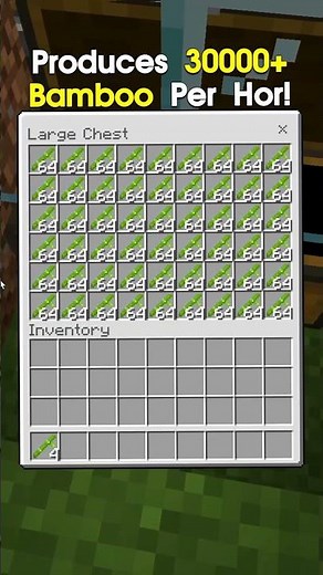 BEST BAMBOO FARM with Unbreakable Flying Machine in Minecraft Bedrock 1.21!