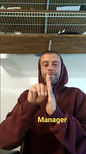 how to say or sign "manager" in ASL American Sign Language Vocabulary