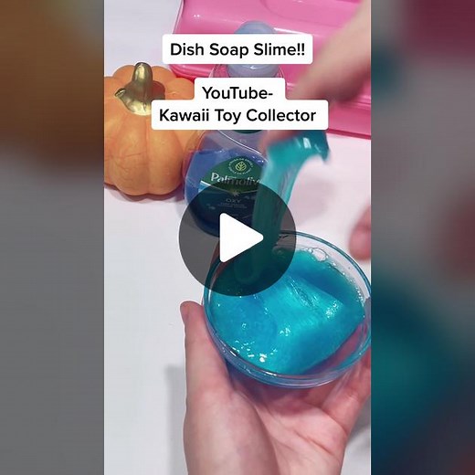 How to Make No Glue Dish Soap Slime Tutorial
