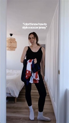 how to style an oversized jersey ✨ world cup jersey, soccer jersey styling