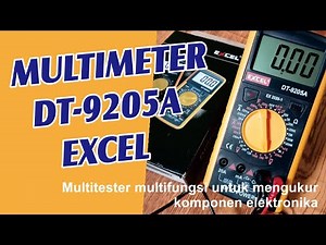 Multimeter DT 9205A Excel [Review]