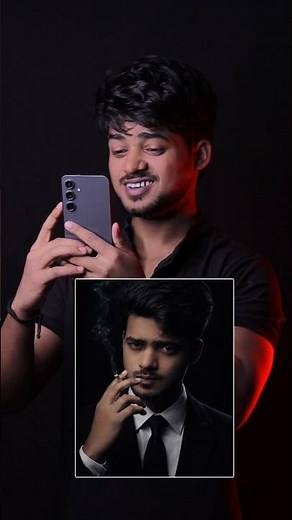Black background portrait photo prompt 😍🔥 #artistrajk #prompt