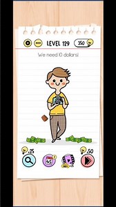 🤔 Level 129 is trickier than it looks! Can you solve it without hints? 🧩🔥 #BrainTest #MindGames