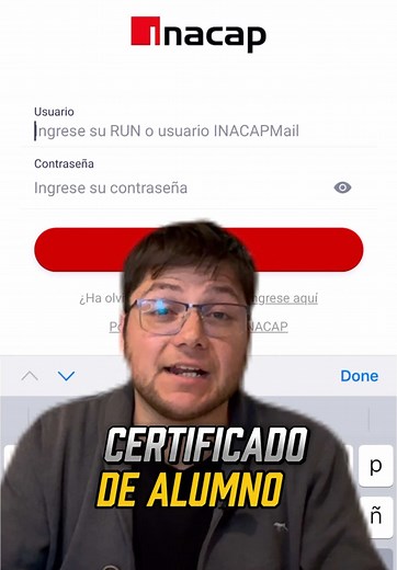 Cómo Descargar tu Certificado de Alumno Regular en Inacap