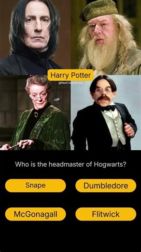 Who is the headmaster of Hogwarts?