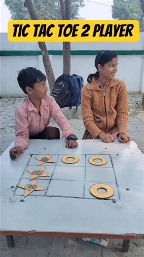 Tic tac Toe 2 player 🎯✍️ #viralnow #funny #tictactoe