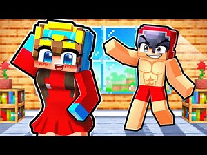Wearing My FRIEND as a DRESS in Minecraft!