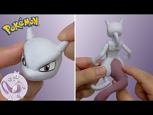 Pokemon Figures Making - Mewtwo | Clay Art / Pokemon toys