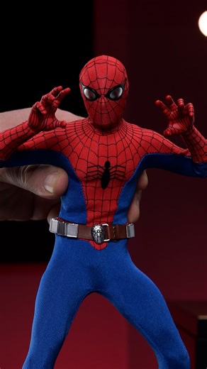Sideshow on Instagram: "Head back to 1977 as we take a First Look at the Spider-Man Sixth Scale Figure by Hot Toys! Find out more about this limited-edition Marvel collectible at Sideshow! @hottoyscollectibles #Marvel #SpiderMan #PeterParker #TV #Comic"