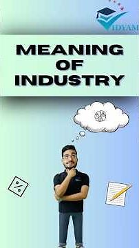 Meaning of Industry With Example | Ch-1 Class 11 Business Studies | Vidyam