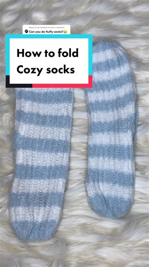 How to Fold Cozy Socks - Folding Hacks