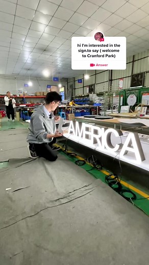 #answer to @D.J Rob #foryou #ledsign #ledbulb #ledsigns #lightupletters #marqueeletters #ledmarqueeletters #illuminatedletters #acrylic #decoration #advertisingsign #artwork #factorywork #trending #lcsign #customsigns