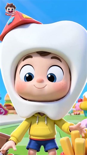 The Tooth Fairy Protects Your Dental Health🦷 #Habits #BabyBus #YesNeo #Kids #Children #shorts