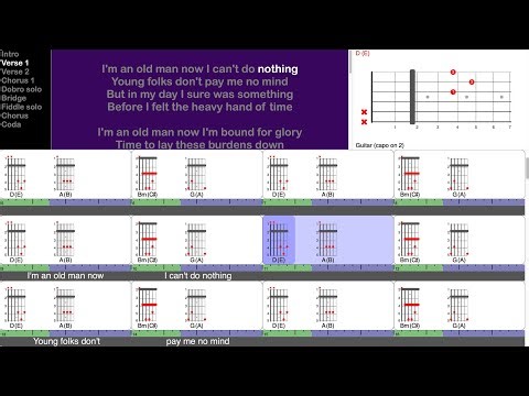 Where Rainbows Never Die - The SteelDrivers (play-along for guitar)