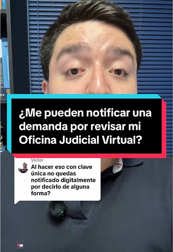 ¿Notificación de Demanda al Revisar Oficina Judicial Virtual?