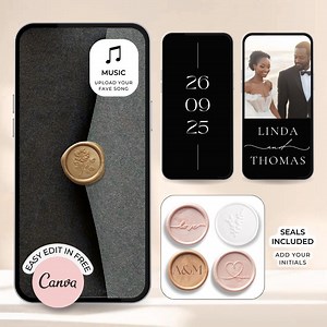 Digital Wedding Invitation With Envelope Opening Hochzeitseinladung Digital Wedding Invitation Video Save the Date Animated Wedding Invite - Etsy