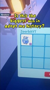 ADOPT ME: Biggest win in adopt me history? #adoptme #roblox #adoptmepets #adoptmetrades #adoptmegame