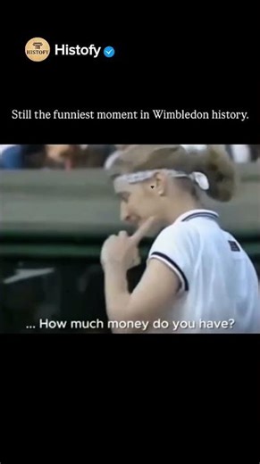 Steffi Graf funny moment in Tennis game