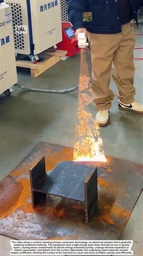 Surface Cleaning Process Using Laser Technology