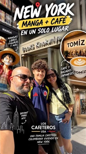 “Manga + café en New York 🇯🇵☕ | Kinokuniya NYC”
