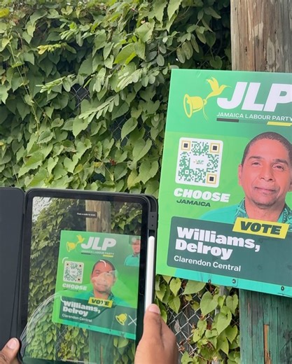 Jamaica Labour Party on Instagram: "Access Granted Anywhere you are all across Jamaica. Just like our achievements, the record of our work must reach all 14 parishes. Scan the QR code on any of our 63 JLP Candidate’s Election Boards and access our 2025 Record Achievement Document. #ChooseJamaica #DigitalAccess"