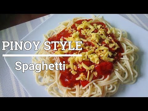 Easy Pinoy Style Spaghetti Recipe
