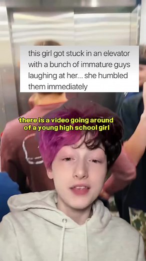 absolutely terrifying situation, she was so tough #elevator #teenager #highschool #stuck #tiktoknews