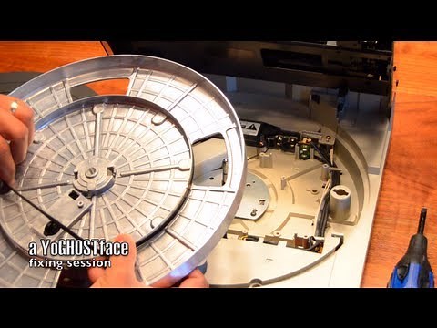 How to Repair a Belt on a Technics SL-3 Turntable Pt 2