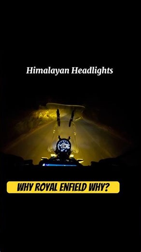 Himalayan 450 Stock Headlight vs Fog Lamps 🔥 Night Test Shocking Results! #shortsfeed #shorts